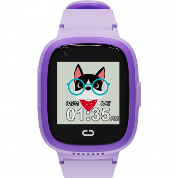 Canyon Ceas inteligent copii Canyon Electronic CNE-KW48VL, Phone Calls; 4G Video Call; Camera; GPS pozitie; 7 Games; Audio Player; SOS buton, Violet