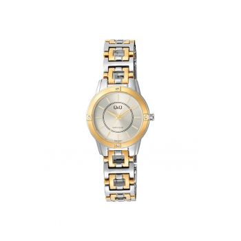 Ceas analogic de dama  F18A-005PY - lant metalic