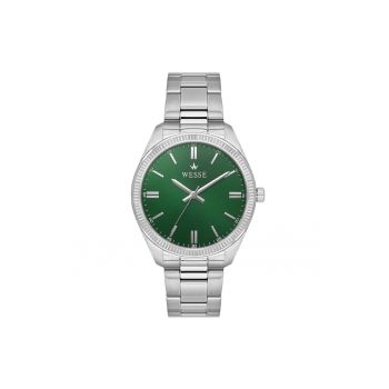 Ceas barbatesc  41mm - curea metalizata - la apa 5 ATM - metalizata