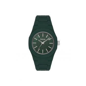 Ceas barbatesc  41mm - mecanism quartz - curea plastic