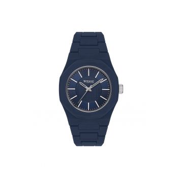 Ceas barbatesc  41mm - mecanism quartz - curea plastic