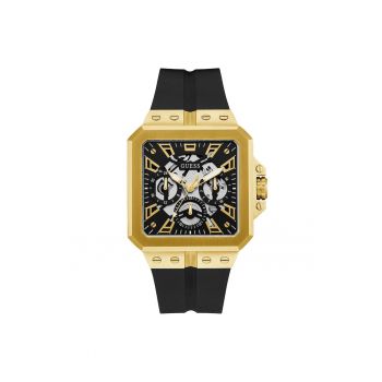 Ceas barbatesc  GW0637G2 aurit silicon 42mm