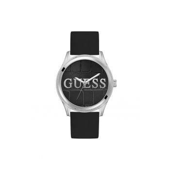 Ceas barbatesc  GW0888G1 - carcasa 44mm - curea silicon gri metalizat - mecanism quartz - rezistenta la apa 3 ATM