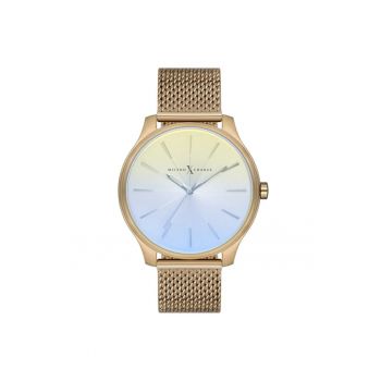 Ceas barbatesc  MEX3204 auriu 44mm textil