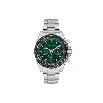 Ceas barbatesc  MXG2118 - 43 mm - curea metalizata - rezistent la apa 5 ATM - culoare metalizata