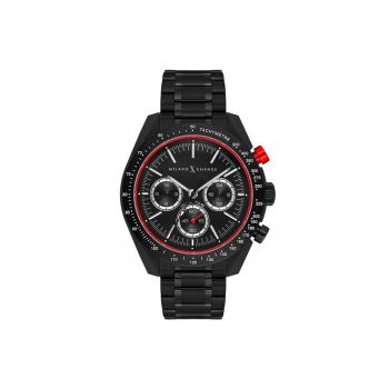 Ceas barbatesc  MXG3120 - 43mm - curea din otel - rezistent la apa 5 ATM - negru