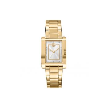 Ceas dama  auriu 25.5x33.5mm quartz otel