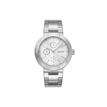 Ceas dama  DK1L022M0015 - otel - 38mm - gri - mecanism quartz - rezistent la apa 5 ATM