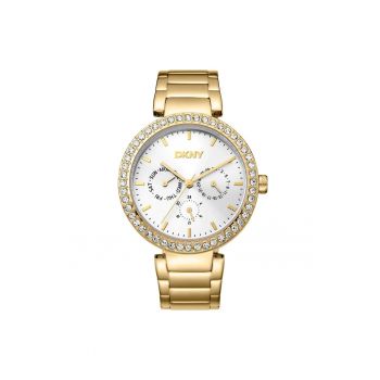 Ceas dama  DK1L044M0055 - otel - 40mm - auriu - mecanism quartz - rezistent la apa 5 ATM