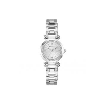 Ceas dama  GW0869L3 30mm otel curea argintie - mecanism quartz - rezistenta la apa 3 ATM