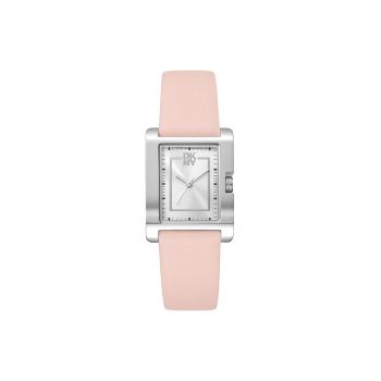 Ceas dama  model DK1L007L0015 - roz - 31-35 mm - curea din piele ecologica - rezistenta la apa 3 ATM