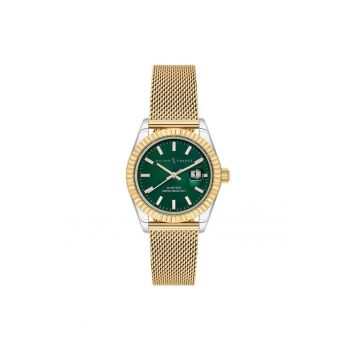 Ceas dama  MXL6119 - otel - 31-34 mm - metalic - curea aurie