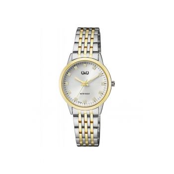 Ceas dama  QZ81J401Y Quartz Argintiu - Auriu