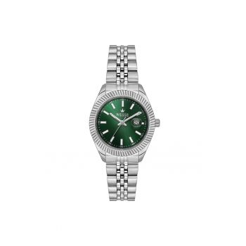 Ceas dama  WWL1115B06 - clasic - verde - otel - 32x9mm - 5 ATM