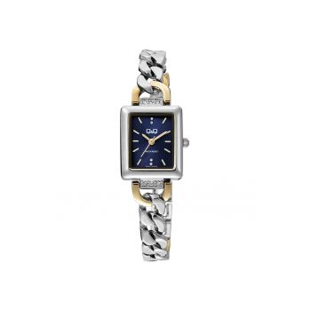 Ceas de dama  F05A-004PY - argintiu si auriu