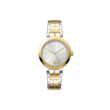 Ceas de mana dama  DK1L045M0065 32mm otel - mecanism quartz - rezistent la apa 5 ATM