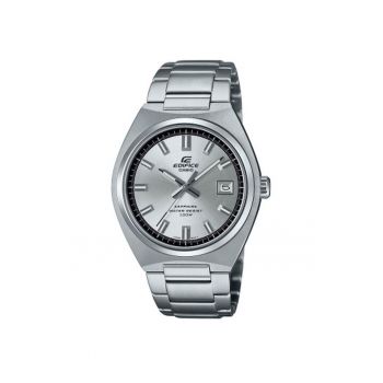 Ceas  Edifice EFB-109D-7AVEF - quartz - argintiu - 39mm - bratara din inox - rezistent la apa 100m