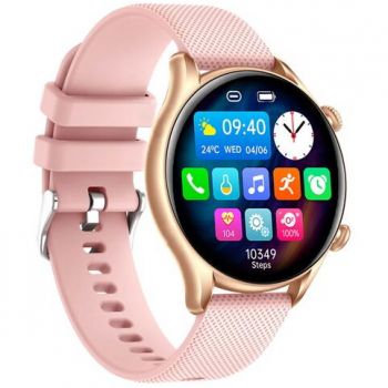 Myphone Ceas inteligent, MyPhone Watch EL, 1,32, rezolutie 360x360, Bluetooth, IP67, Roz