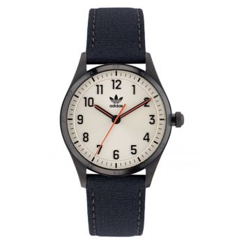 Ceas barbatesc  Code Four - mecanism Quartz - curea silicon neagra - carcasa inox - 42mm