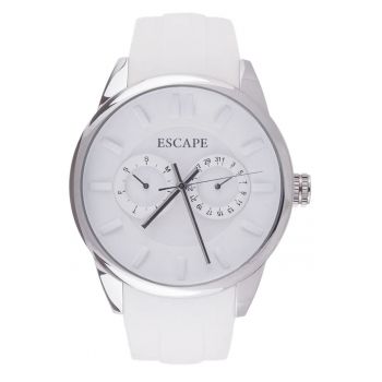Ceas barbatesc  model ECP10787 - curea din silicon - carcasa din otel - 42mm - rezistenta la apa 5 ATM