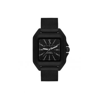 Ceas barbatesc  MXU10005 - 38mm - curea metalica - negru