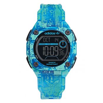 Ceas barbati -  City Tech Two - Quartz - Afisaj digital - Albastru