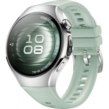 SmartWatch Huawei Watch 5, 42mm Stainless Steel, curea Light Green