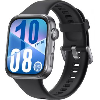 SmartWatch Huawei Watch Fit 4, Black Body curea Black Fluoroelastomer ieftin