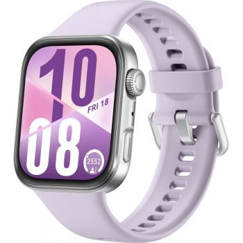 SmartWatch Huawei Watch Fit 4, Silver Body cu Purple Fluoroelastomer ieftin