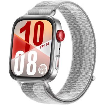 SmartWatch Huawei Watch Fit 4, Silver Body curea Silver Woven ieftin