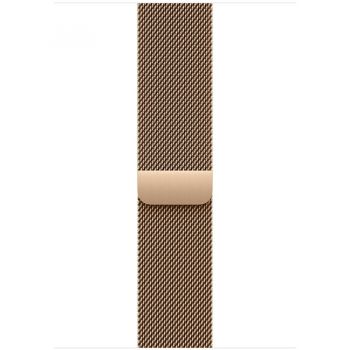 Apple Apple Watch 46mm Milanese Loop:  Gold Milanese Loop - M/L