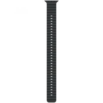 Apple Apple Watch 49mm Band:  Black Ocean Band Extension - Black Titanium Finish