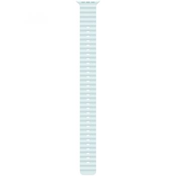 Apple Apple Watch 49mm Band:  Ice Blue Ocean Band Extension - Black Titanium Finish