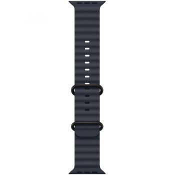 Apple Apple Watch 49mm Band:  Navy Ocean Band - Black Titanium Finish
