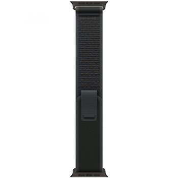 Apple Apple Watch 49mm Loop:  Black Trail Loop - S/M - Black Titanium Finish