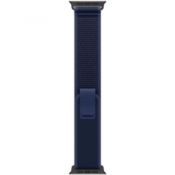 Apple Apple Watch 49mm Loop:  Blue Trail Loop - S/M - Black Titanium Finish
