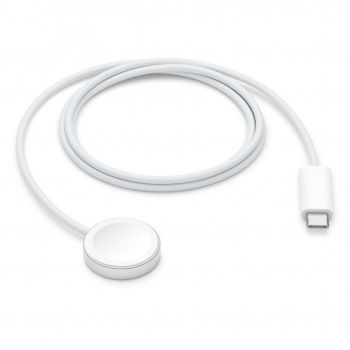 Apple Cablu de incarcare magnetic pentru APPLE Watch, Type C, Fast Charge, 1m, alb, MLWJ3ZM/A