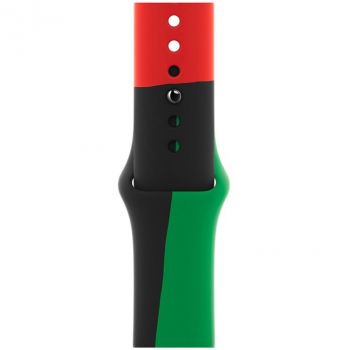 Apple Curea pentru Apple Watch 40mm, Sport Band, Black Unity, M/L