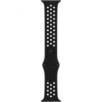 Apple Curea pentru Apple Watch 41mm, NIKE Sport Band, Negru