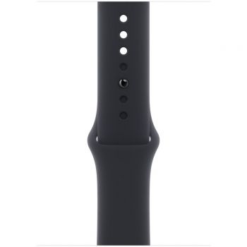 Apple Curea Smartwatch Apple MT3F3ZM/A pentru Watch 45mm, Sport Band, M/L, Negru