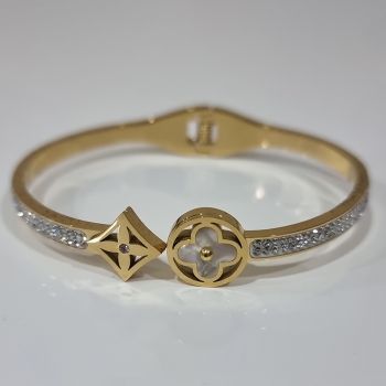 Bratara Love din otel inoxidabil, Femei, gold