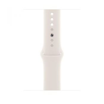 Curea Smartawtch Apple MXM73ZM/A pentru Watch 46mm, Sport Band, M/L (Alb)