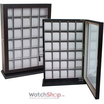 Cutie depozitare Rothenschild RS-1135-30EB 40.5 x 56.5 x 10 pentru 30 de ceasuri Maro
