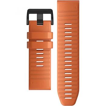 GARMIN Curea de schimb Garmin 010-12864-01, QuickFit, Silicon, 26 mm, Portocaliu