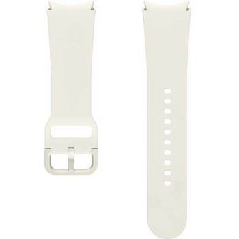 Samsung Bratara Sport Band (Medium/Large) pentru SAMSUNG Galaxy Watch6, ET-SFR94LUEGEU, Cream