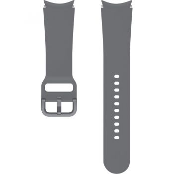 Samsung Curea Ceas Samsung Galaxy Watch4 / Galaxy Watch4 Classic / Galaxy Watch5 / Galaxy Watch5 Pro, Sport Band, M/L, 20mm, Gri ET-SFR87LJEGEU