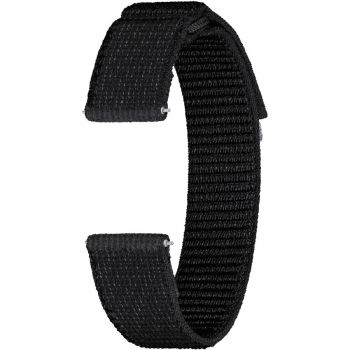 Samsung Curea smartwatch Samsung Fabric Band pentru Galaxy Watch6, Slim (S/M), Negru