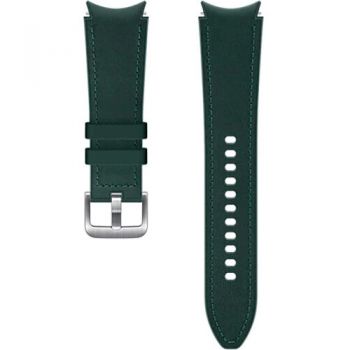 Samsung Curea smartwatch Samsung Hybrid Leather Band pentru Galaxy Watch4 Classic, 20mm S/M, Green