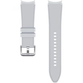 Samsung Curea smartwatch Samsung Sport Band pentru Galaxy Watch 4/4 Classic 20mm M/L, Silver