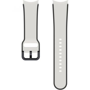 Samsung Curea smartwatch Samsung Two-tone Sport Band pentru Galaxy Watch5, 20mm, (M/L), Sand Gri